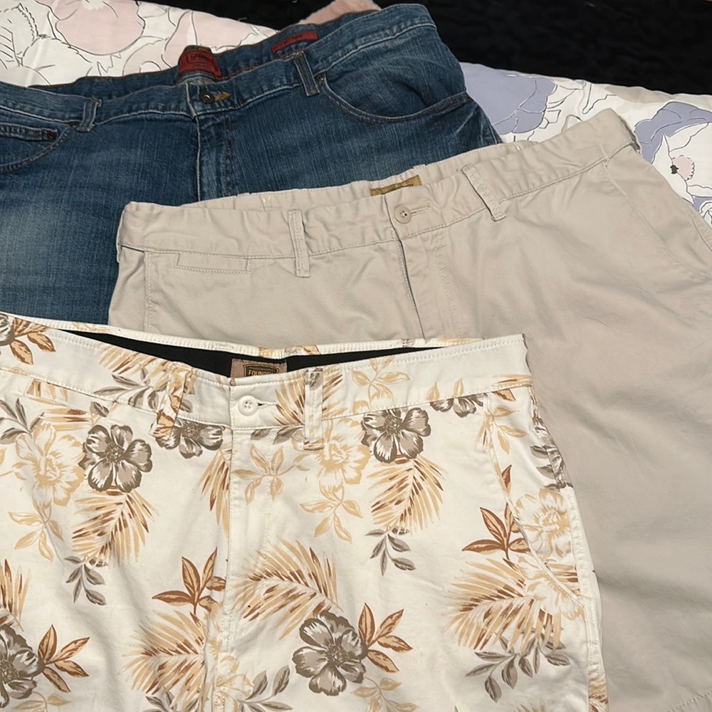 Foundry Comfort Stretch Floral Men's Shorts Bundle, 3 pairs